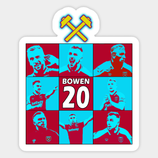 East End Heroes - JARROD BOWEN #20 Sticker